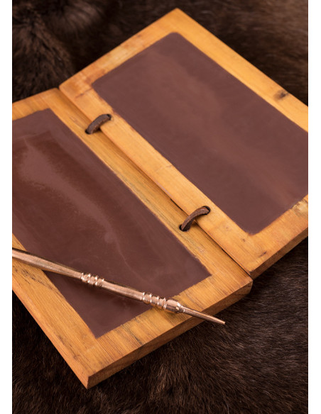 Livre de cire romain avec crayon en...