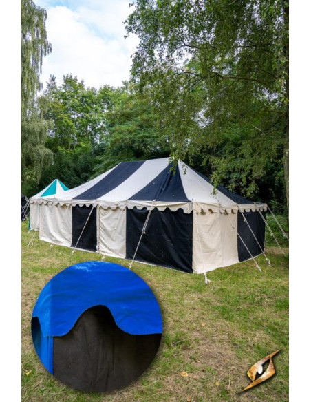 Tente à baldaquin médiévale pour les...