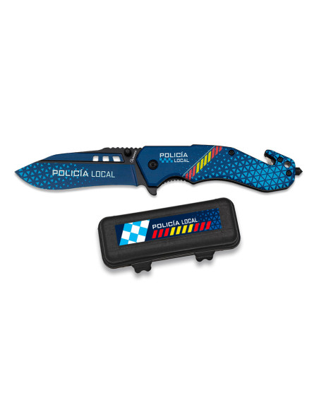 Couteau tactique de sauvetage POLICE...