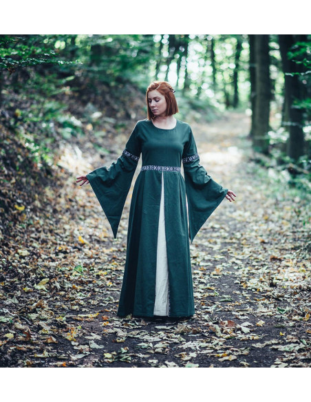 Robe médiévale d'automne Ava