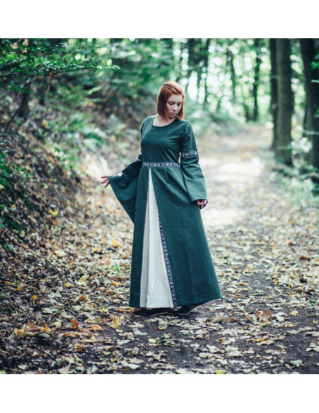 Robe médiévale d'automne Ava