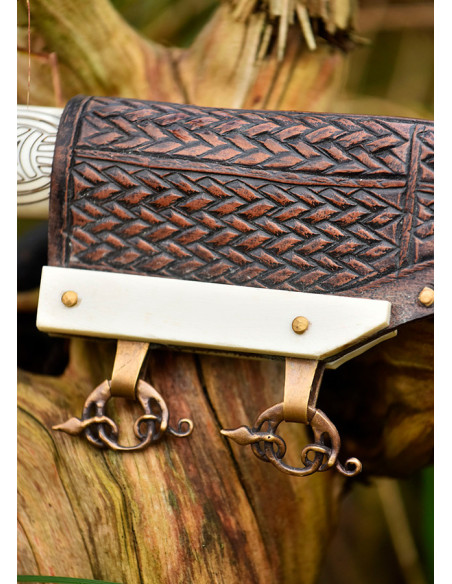 Petit couteau Viking Seax, manche en...