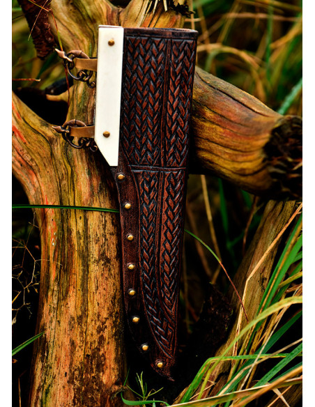 Petit couteau Viking Seax, manche en...