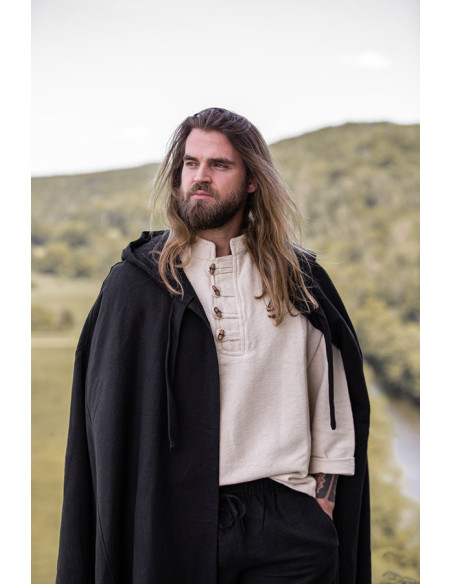 Chemise médiévale en coton épais...