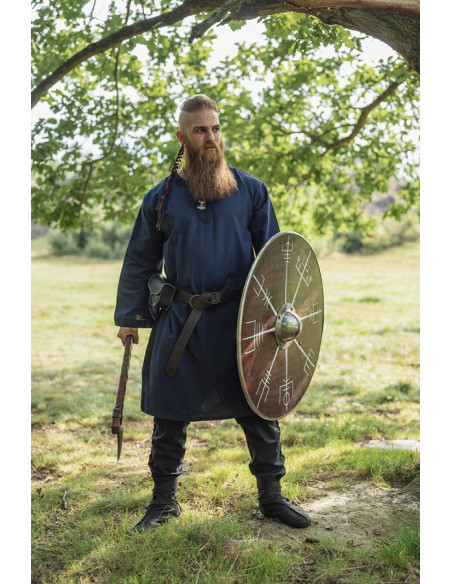 Tunique médiévale Halvor, bleu