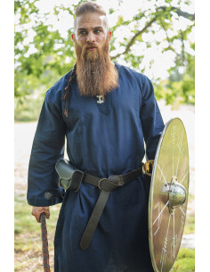 Tunique médiévale Halvor, bleu 2