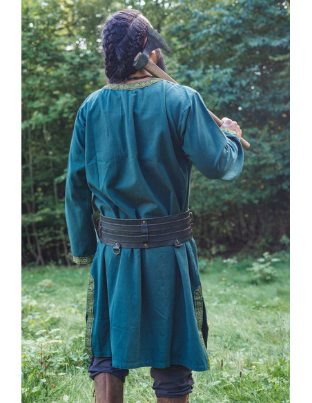 Tunique médiévale Halvor, couleur verte