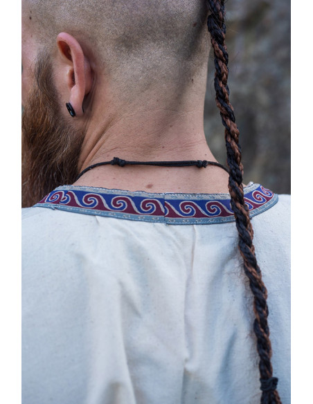 Tunique médiévale Halvor, blanc naturel