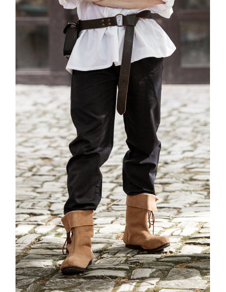 Pantalon médiéval NOIR unisexe avec... Pantalon médiéval NOIR unisexe avec...