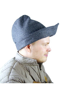 Bonnet Robin des Bois en laine grise