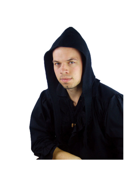 Chapeau paysan en laine noire, modèle...