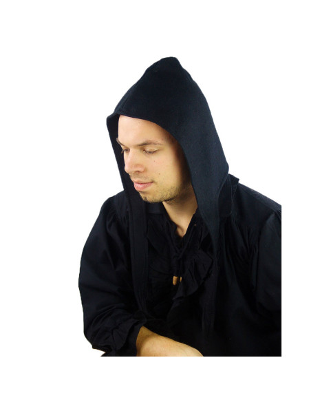 Chapeau paysan en laine noire, modèle...