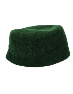 Chapeau en feutre de laine modèle Hans, coloris vert
