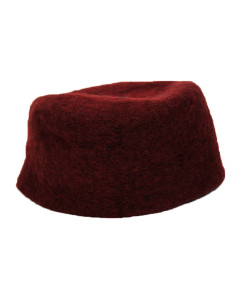 Chapeau en feutre de laine modèle Hans, coloris rouge 2