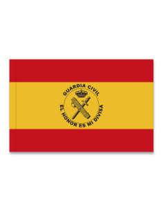 Drapeau de la Garde civile espagnole avec légende, 100 cm.