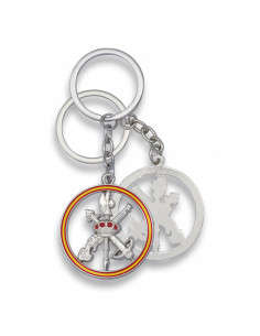 Porte-clés en argent aux armes de la Légion espagnole