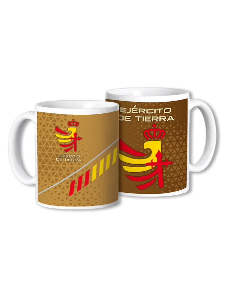 Tasse en céramique de l'armée espagnole