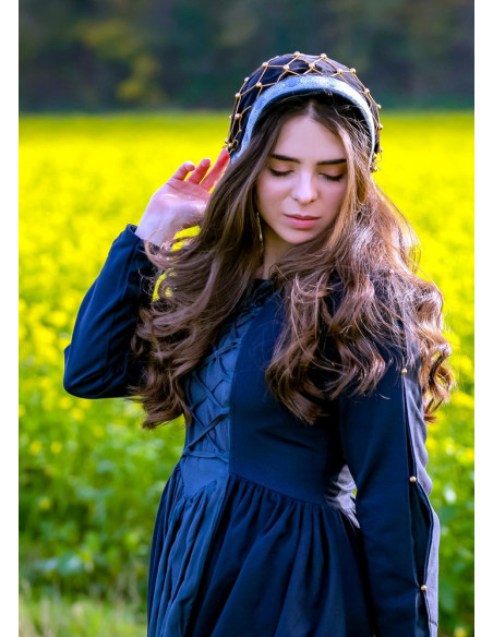 Noble Velvet Capuche Elaine, Noir