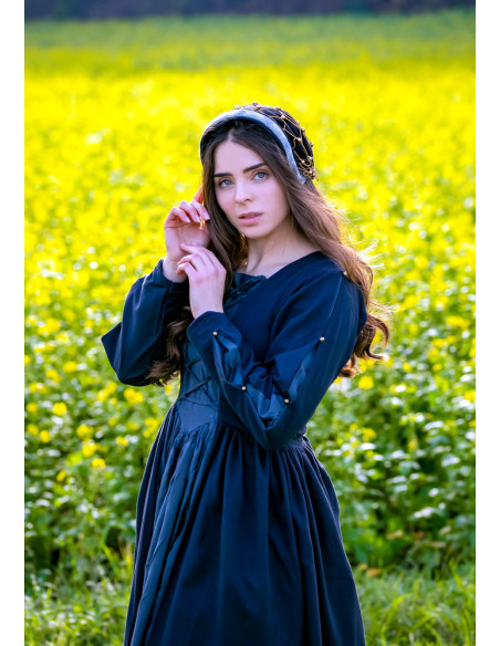 Noble Velvet Capuche Elaine, Noir