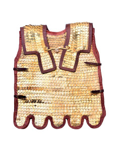 Roman Lorica Squamata avec écailles en laiton
