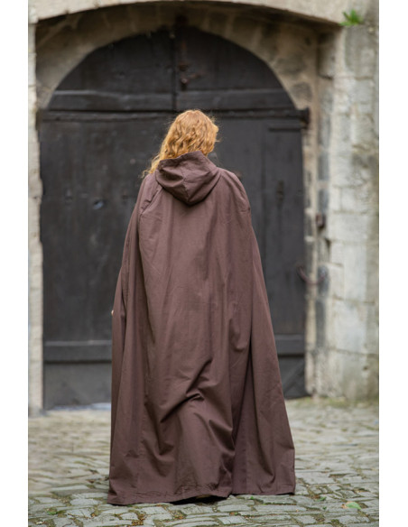 Cape médiévale Erna en coton avec...
