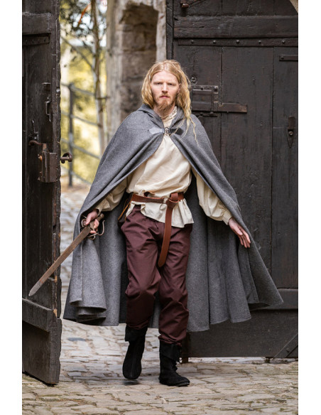 Cape médiévale en laine modèle Tjark,...
