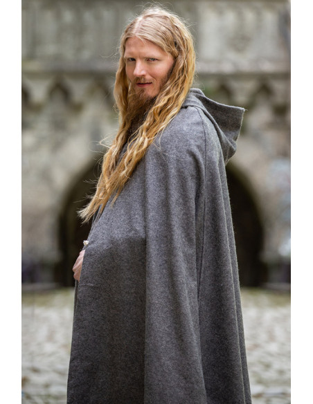 Cape médiévale en laine modèle Tjark,...