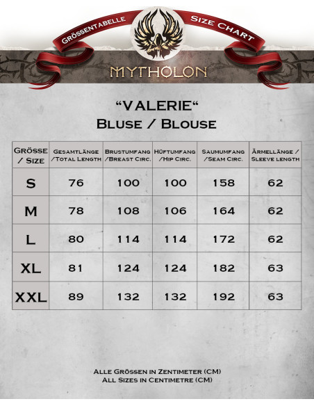 Chemisier médiéval Valeria manches...