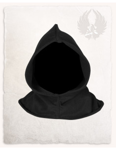 Capuche Bron vintage noire en laine