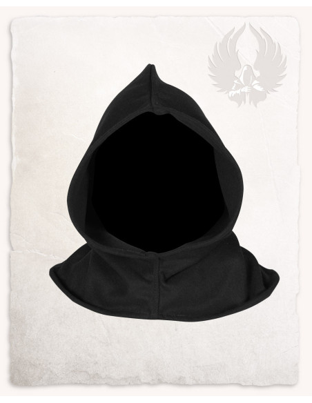 Capuche Bron vintage noire en laine