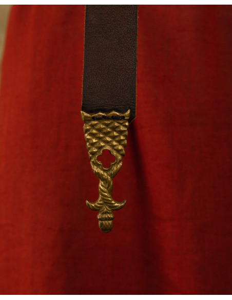 Ceinture médiévale en cuir noble...