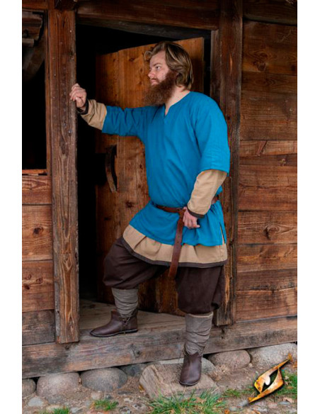 Chemise médiévale en coton Jolner...