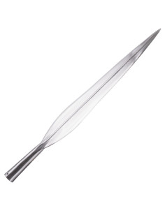 Long fer de lance viking sculpté, 64 cm.