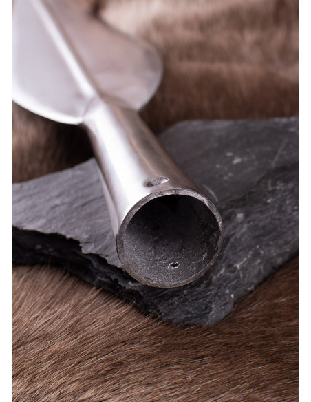 Long fer de lance viking sculpté, 64 cm.