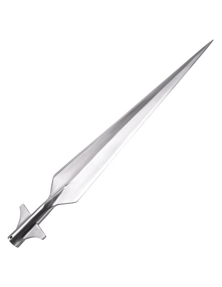 Fer de lance médiéval ailé, longueur...