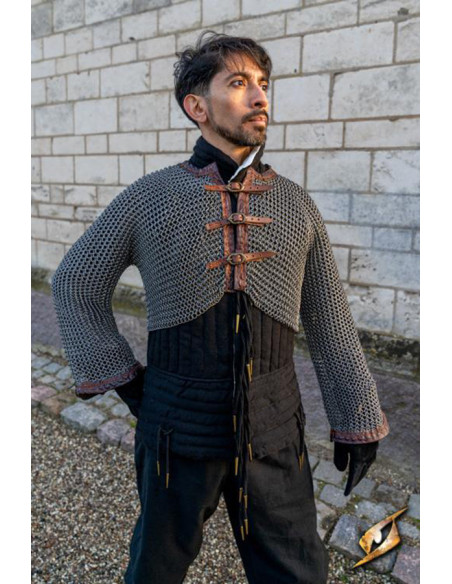 Manches en cotte de mailles couleur...