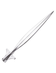 Fer de lance ailé en forme de feuille, longueur 43,5 cm.