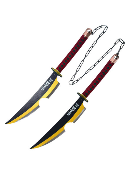 Épées jumelles Tengen Uzui de Kimetsu...