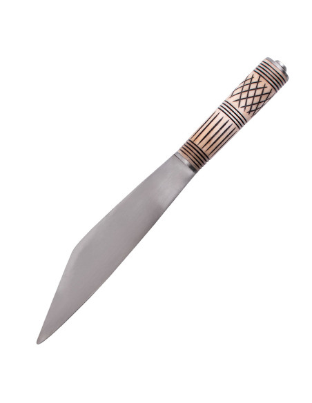 Poignard Viking Seax avec manche en os