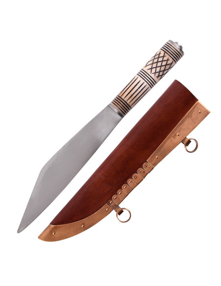 Poignard Viking Seax avec manche en os
