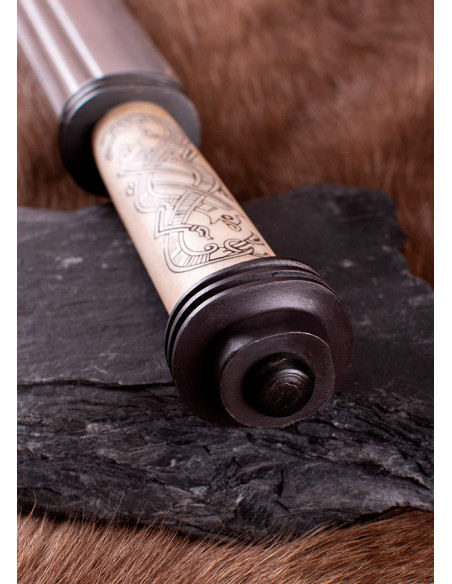 Long seax viking à garde en os, 10e...