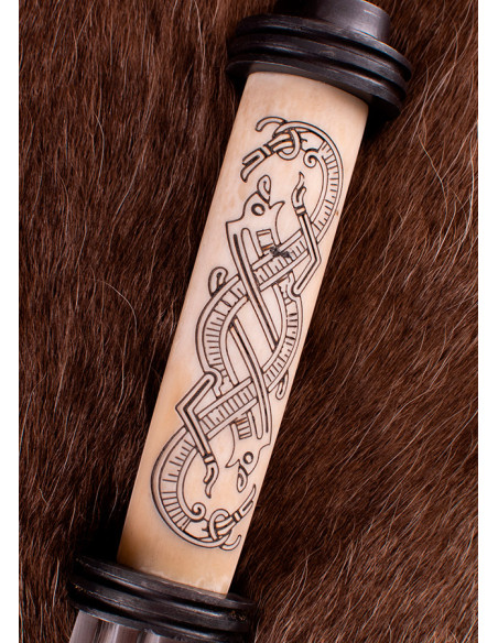 Long seax viking à garde en os, 10e...