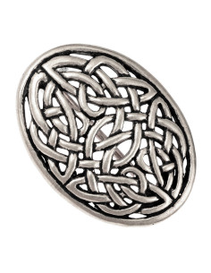Broche Celtique Noeud Ajouré Ovale 2