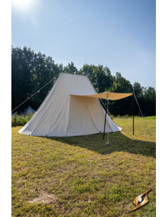 Tente médiévale pour guerriers intrépides, 5 x 7 mts.