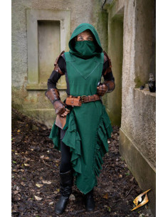 Robe médiévale femme Rebel Adelina en vert