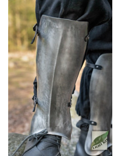 Grèves de mercenaire en acier poli 2