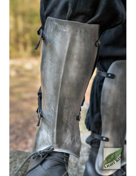 Grèves de mercenaire en acier poli