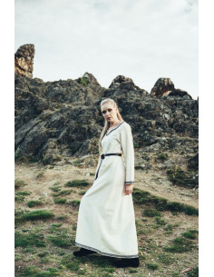 Ceinture longue en cuir Celta modèle Merle, couleur noire 2