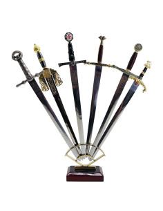 Ensemble médiéval (1) de 6 ouvre-lettres d'épée historiques