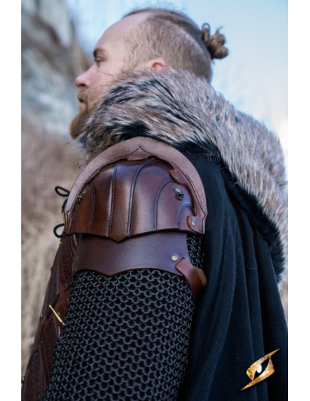 Jeu d'épaulettes de bûcheron en cuir...